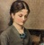Esther Frances (Francesca) Alexander (American, 1837-1917). <em>Woman Sewing (Paolina Pistolesi)</em>, ca. 1880. Oil on canvas, 12 5/8 x 9 5/16 in. (32 x 23.7 cm). Brooklyn Museum, Gift of Mr. and Mrs. Wilbur L. Ross, Jr., 86.281.1 (Photo: Brooklyn Museum, CUR.86.281.1_detail01.jpg)