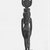 <em>Standing Figure of Isis or Isis-Hathor</em>, 664-525 B.C.E., or later. Bronze, Height: 10 13/16 in. (27.5 cm). Brooklyn Museum, Gift of Horace Solomon, 86.82. Creative Commons-BY (Photo: Brooklyn Museum, CUR.86.82_NegC_print_bw.jpg)