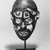 Idoma. <em>Face Mask</em>, early 20th century. Wood, pigment, 10 1/2 x 7 1/4 x 4 3/4 in. (26.8 x 18.4 x 12.1 cm). Brooklyn Museum, Gift of Eugene and Harriet Becker, 88.186. Creative Commons-BY (Photo: Brooklyn Museum, CUR.88.186_print_bw.jpg)
