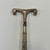 Amhara. <em>Staff Finial</em>, 19th or 20th century. Silver, 6 1/2 x 4 in. (16.5 x 10.3 cm). Brooklyn Museum, Gift of Mr. and Mrs. Franklin H. Williams, 88.192.2. Creative Commons-BY (Photo: Brooklyn Museum, CUR.88.192.2_overall02.jpg)