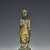  <em>Figure of Standing Buddha</em>, First half of 7th century. Gilt bronze, height: 6 1/8 in. (15.6 cm). Lent by the Carroll Family Collection, L2021.3.3 (Photo: , CUR.L2021.3.3_view01.jpg)