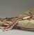 Arapaho. <em>Cradle Board with Quill Work</em>, 1870s. Muslin, willow, porcupine quill, dye, deer hide, 13 x 32 in. (33 x 81.3 cm). Brooklyn Museum, Brooklyn Museum Collection, X1126.36. Creative Commons-BY (Photo: Brooklyn Museum, CUR.X1126.36_view1.jpg)