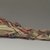 Arapaho. <em>Cradle Board with Quill Work</em>, 1870s. Muslin, willow, porcupine quill, dye, deer hide, 13 x 32 in. (33 x 81.3 cm). Brooklyn Museum, Brooklyn Museum Collection, X1126.36. Creative Commons-BY (Photo: Brooklyn Museum, CUR.X1126.36_view2.jpg)
