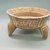  <em>Tripod Bowl</em>, 800-1500. Ceramic, pigment, 3 3/4 x 6 15/16 x 7 1/2 in. (9.5 x 17.6 x 19.1 cm). Brooklyn Museum, Brooklyn Museum Collection, X1207.2 (Photo: Brooklyn Museum, CUR.X1207.2_view2.jpg)
