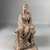  <em>Seated Figure of Woman with Fillet, Tanagra Style</em>. Terracotta, pigment, 6 1/2 × 3 9/16 × 4 1/8 in. (16.5 × 9 × 10.5 cm). Brooklyn Museum, Brooklyn Museum Collection, X249.75. Creative Commons-BY (Photo: Brooklyn Museum, CUR.X249.75_view01.jpeg)