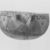 Cypriot. <em>Open Bowl</em>, 1700-1600 B.C.E. Clay, slip, 2 7/16 x Diam. 4 1/2 in.  (6.2 x 11.5 cm). Brooklyn Museum, Brooklyn Museum Collection, X469. Creative Commons-BY (Photo: Brooklyn Museum, CUR.X469_NegA_print_bw.jpg)