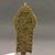 Amhara. <em>Sistrum</em>, 20th century. Bronze, wood, (22.5 x 6.9 cm). Brooklyn Museum, Brooklyn Museum Collection, X798.1a. Creative Commons-BY (Photo: Brooklyn Museum, CUR.X798.1a_side.jpg)
