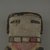Hopi Pueblo. <em>Kachina Doll (Angaktsina)</em>, 1868-1900. Wood, pigment, 6 5/16 x 2 15/16 in. (16 x 7.5 cm). Brooklyn Museum, Brooklyn Museum Collection, X862.2. Creative Commons-BY (Photo: Brooklyn Museum, CUR.X862.2_detail.jpg)