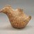 A:shiwi (Zuni Pueblo). <em>Hollow Figure of a Chicken</em>, late 19th century. Clay, paint, 4.0 x 2 1/2 x 5 1/8 in. (10.5 cm x 6.3 cm x 13.0 cm). Brooklyn Museum, Brooklyn Museum Collection, X949.3. Creative Commons-BY (Photo: Brooklyn Museum, CUR.X949.3_view2.jpg)