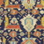  <em>Shield-Varient Carpet</em>, mid 18th–early 19th century. Wool and silk, Ghiordes knot: field, white, light blue, yellow on dark blue ground; border, yellow and green on red ground, 129 x 73 in.  (327.7 x 185.4 cm). Brooklyn Museum, Gift of the Ernest Erickson Foundation, Inc., 86.227.116. Creative Commons-BY (Photo: Brooklyn Museum, CUR_86.227.116_detail012.JPG)