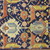  <em>Shield-Varient Carpet</em>, mid 18th–early 19th century. Wool and silk, Ghiordes knot: field, white, light blue, yellow on dark blue ground; border, yellow and green on red ground, 129 x 73 in.  (327.7 x 185.4 cm). Brooklyn Museum, Gift of the Ernest Erickson Foundation, Inc., 86.227.116. Creative Commons-BY (Photo: Brooklyn Museum, CUR_86.227.116_detail027.JPG)