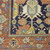  <em>Shield-Varient Carpet</em>, mid 18th–early 19th century. Wool and silk, Ghiordes knot: field, white, light blue, yellow on dark blue ground; border, yellow and green on red ground, 129 x 73 in.  (327.7 x 185.4 cm). Brooklyn Museum, Gift of the Ernest Erickson Foundation, Inc., 86.227.116. Creative Commons-BY (Photo: Brooklyn Museum, CUR_86.227.116_detail035.JPG)