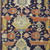  <em>Shield-Varient Carpet</em>, mid 18th–early 19th century. Wool and silk, Ghiordes knot: field, white, light blue, yellow on dark blue ground; border, yellow and green on red ground, 129 x 73 in.  (327.7 x 185.4 cm). Brooklyn Museum, Gift of the Ernest Erickson Foundation, Inc., 86.227.116. Creative Commons-BY (Photo: Brooklyn Museum, CUR_86.227.116_detail037.JPG)