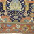  <em>Shield-Varient Carpet</em>, mid 18th–early 19th century. Wool and silk, Ghiordes knot: field, white, light blue, yellow on dark blue ground; border, yellow and green on red ground, 129 x 73 in.  (327.7 x 185.4 cm). Brooklyn Museum, Gift of the Ernest Erickson Foundation, Inc., 86.227.116. Creative Commons-BY (Photo: Brooklyn Museum, CUR_86.227.116_detail040.JPG)