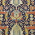  <em>Shield-Varient Carpet</em>, mid 18th–early 19th century. Wool and silk, Ghiordes knot: field, white, light blue, yellow on dark blue ground; border, yellow and green on red ground, 129 x 73 in.  (327.7 x 185.4 cm). Brooklyn Museum, Gift of the Ernest Erickson Foundation, Inc., 86.227.116. Creative Commons-BY (Photo: Brooklyn Museum, CUR_86.227.116_detail043.JPG)