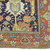  <em>Shield-Varient Carpet</em>, mid 18th–early 19th century. Wool and silk, Ghiordes knot: field, white, light blue, yellow on dark blue ground; border, yellow and green on red ground, 129 x 73 in.  (327.7 x 185.4 cm). Brooklyn Museum, Gift of the Ernest Erickson Foundation, Inc., 86.227.116. Creative Commons-BY (Photo: Brooklyn Museum, CUR_86.227.116_detail044.JPG)