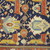  <em>Shield-Varient Carpet</em>, mid 18th–early 19th century. Wool and silk, Ghiordes knot: field, white, light blue, yellow on dark blue ground; border, yellow and green on red ground, 129 x 73 in.  (327.7 x 185.4 cm). Brooklyn Museum, Gift of the Ernest Erickson Foundation, Inc., 86.227.116. Creative Commons-BY (Photo: Brooklyn Museum, CUR_86.227.116_detail060.JPG)