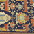  <em>Shield-Varient Carpet</em>, mid 18th–early 19th century. Wool and silk, Ghiordes knot: field, white, light blue, yellow on dark blue ground; border, yellow and green on red ground, 129 x 73 in.  (327.7 x 185.4 cm). Brooklyn Museum, Gift of the Ernest Erickson Foundation, Inc., 86.227.116. Creative Commons-BY (Photo: Brooklyn Museum, CUR_86.227.116_detail063.JPG)