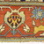  <em>Shield-Varient Carpet</em>, mid 18th–early 19th century. Wool and silk, Ghiordes knot: field, white, light blue, yellow on dark blue ground; border, yellow and green on red ground, 129 x 73 in.  (327.7 x 185.4 cm). Brooklyn Museum, Gift of the Ernest Erickson Foundation, Inc., 86.227.116. Creative Commons-BY (Photo: Brooklyn Museum, CUR_86.227.116_detail067.JPG)