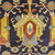  <em>Shield-Varient Carpet</em>, mid 18th–early 19th century. Wool and silk, Ghiordes knot: field, white, light blue, yellow on dark blue ground; border, yellow and green on red ground, 129 x 73 in.  (327.7 x 185.4 cm). Brooklyn Museum, Gift of the Ernest Erickson Foundation, Inc., 86.227.116. Creative Commons-BY (Photo: Brooklyn Museum, CUR_86.227.116_detail078.JPG)