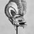  <em>Mask (Tatanua)</em>, 19th century. Wood, rattan, bark cloth, fiber, sea sponge, tapestry turban snail (Turbo petholatus) opercula, pigment, 17 × 12 × 13 in. (43.2 × 30.5 × 33 cm). Brooklyn Museum, Brooklyn Museum Collection, X1033. Creative Commons-BY (Photo: Brooklyn Museum, X1033_view3_acetate_bw.jpg)