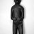 Gwa'sala Kwakwaka'wakw. <em>Standing Potlatch Figure</em>, late 19th century. Wood, 60 11/16 x 14 3/16 x 5 1/2 in. (154.1 x 36 x 14 cm). Brooklyn Museum, Brooklyn Museum Collection, X1118.2. Creative Commons-BY (Photo: Brooklyn Museum, X1118.2_view1_bw.jpg)