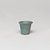  <em>Miniature Jar</em>, ca. 2008-1630 B.C.E. Faience, 13/16 × Diam. 1 in. (2.1 × 2.5 cm). Brooklyn Museum, Brooklyn Museum Collection, X249.71. Creative Commons-BY (Photo: , X249.71_PS9.jpg)