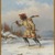 Cornelius Krieghoff (Canadian, 1815-1872). <em>Following the Moose</em>, ca. 1860. Oil on canvas, 11 1/8 x 9 3/16 in. (28.2 x 23.3 cm). Brooklyn Museum, Brooklyn Museum Collection, X516 (Photo: Brooklyn Museum, X516_PS1.jpg)
