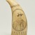 Unknown. <em>Scrimshaw, Whale's Tooth</em>, ca. 1825-1835. Whale's tooth, 5 1/8 x 2 1/8 in. (13 x 5.4 cm). Brooklyn Museum, Brooklyn Museum Collection, X613.1. Creative Commons-BY (Photo: Brooklyn Museum, X613.1_view01_PS11.jpg)