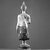  <em>Standing Buddha</em>. Gilded bronze, polychrome, 18 7/8 x 5 1/2 x 5 in. (47.9 x 14 x 12.7 cm). Brooklyn Museum, Brooklyn Museum Collection, X630 (Photo: Brooklyn Museum, X630_back_bw_SL4.jpg)