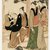 Torii Kiyonaga (Japanese, 1752-1815). <em>A Matchmaking Meeting at a Teahouse by a Shrine</em>, circa 1784. Color woodblock print, 9 7/8 x 14 15/16 in.  (25.1 x 38.0 cm). Brooklyn Museum, Brooklyn Museum Collection, X632.4 (Photo: Brooklyn Museum, X632.4_print_IMLS_SL2.jpg)