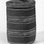 Tlingit. <em>Twined Cylinder Basket with Lid with False Embroidery</em>, early 20th century. Spruce root, grass, dye, 7 1/2 x 5 1/2in. (19 x 14cm). Brooklyn Museum, Brooklyn Museum Collection, X854.20a-b. Creative Commons-BY (Photo: Brooklyn Museum, X854.20a-b_bw.jpg)