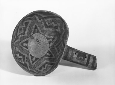 Ancient Pueblo. <em>Ladle</em>. Clay, slip, 2 3/4 x 7 1/2 in. (7 x 19.1 cm). Brooklyn Museum, Gift of Charles A. Schieren, 02.256.2260. Creative Commons-BY (Photo: Brooklyn Museum, 02.256.2260_bw_SL5.jpg)