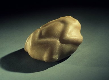 Ancestral Pueblo. <em>Figure of a Seated Frog</em>, 300–400 (possibly). Stone, 7 1/2 x 5 1/2in. (19.1 x 14cm). Brooklyn Museum, Museum Expedition 1903, Purchased with funds given by A. Augustus Healy and George Foster Peabody, 03.325.12362. Creative Commons-BY (Photo: Brooklyn Museum, 03.325.12362.jpg)