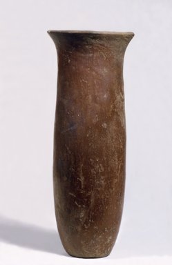  <em>Cylindrical Jar</em>, ca. 3800-3500 B.C.E. Clay, 9 7/16 x Diam. 3 3/4 in. (24 x 9.5 cm). Brooklyn Museum, Charles Edwin Wilbour Fund, 07.447.338. Creative Commons-BY (Photo: Brooklyn Museum, 07.447.338.jpg)