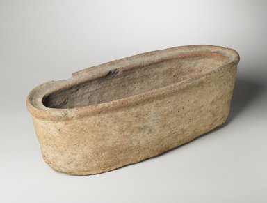  <em>Child's Coffin</em>, ca. 3100-3000 B.C.E. Clay, 8 7/8 x 7 5/16 x 23 5/8 in. (22.6 x 18.5 x 60 cm). Brooklyn Museum, Charles Edwin Wilbour Fund, 07.447.487. Creative Commons-BY (Photo: Brooklyn Museum, 07.447.487_overall_PS4.jpg)