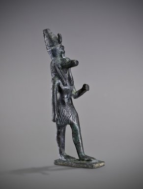  <em>Sobek</em>, 664–30 B.C.E. Bronze, 5 x 1 x 1 3/4 in., 0.2 lb. (12.7 x 2.5 x 4.4 cm, 0.11kg). Brooklyn Museum, Charles Edwin Wilbour Fund, 08.480.37. Creative Commons-BY (Photo: Brooklyn Museum (Gavin Ashworth,er), 08.480.37_edited_Gavin_Ashworth_photograph.jpg)