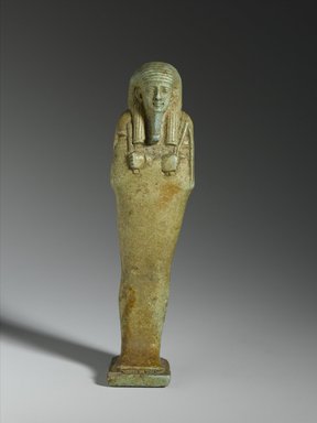  <em>Shabty of Padepep</em>, 664-525 B.C.E. Faience, Height: 4 7/8 in. (12.4 cm). Brooklyn Museum, Charles Edwin Wilbour Fund, 08.480.7. Creative Commons-BY (Photo: Brooklyn Museum, 08.480.7_front_PS1.jpg)