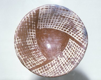  <em>Conical Cup with White Decoration on Interior</em>, ca. 3850-3500 B.C.E. Terracotta, pigment, 2 13/16 x Diam. 6 3/4 in. (7.1 x 17.1 cm). Brooklyn Museum, Charles Edwin Wilbour Fund, 09.889.440. Creative Commons-BY (Photo: Brooklyn Museum, 09.889.440.jpg)