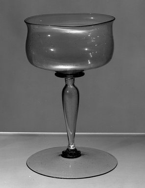  <em>Glass</em>, 19th century. Glass, height: 5 1/2 in. Brooklyn Museum, Purchased by Special Subscription, 11.696.21. Creative Commons-BY (Photo: Brooklyn Museum, 11.696.21_acetate_bw.jpg)