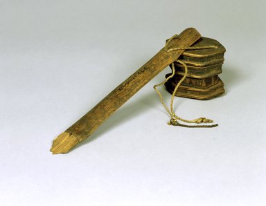 Ainu. <em>Tobacco Box</em>. Wood Brooklyn Museum, Gift of Herman Stutzer, 12.480a. Creative Commons-BY (Photo: , 12.480a-b_Ainu_project.jpg)