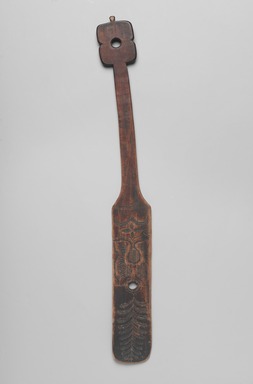 Ainu. <em>Spatula</em>, late 19th-early 20th century. Wood, 2 9/16 x 22 1/16 in. (6.5 x 56 cm). Brooklyn Museum, Gift of Herman Stutzer, 12.614. Creative Commons-BY (Photo: , 12.614_PS9.jpg)