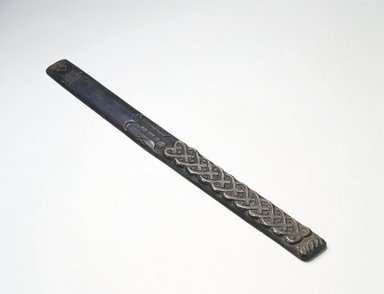 Ainu. <em>Prayer Stick</em>. Wood, 15/16 x 12 1/2 in. (2.4 x 31.8 cm). Brooklyn Museum, Gift of Herman Stutzer, 12.729. Creative Commons-BY (Photo: Brooklyn Museum, 12.729.jpg)