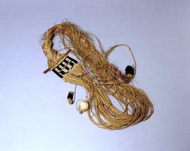 Ainu. <em>Unfinished Carry Stick or Carrying Strap</em>., 5 3/8 x 59 1/16 in. (13.6 x 150 cm). Brooklyn Museum, Gift of Herman Stutzer, 12.744. Creative Commons-BY (Photo: North American Ainu Documentation Project, Yoshiburo Kotani, 1990-92, 12.744_Ainu_project.jpg)