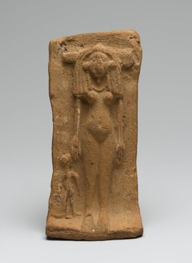  <em>Woman and Child on a Bed</em>, ca. 1539-1295 B.C.E. Clay, pigment, 2 1/4 x 2 3/4 x 6 7/8 in. (5.7 x 7 x 17.5 cm). Brooklyn Museum, Gift of the Egypt Exploration Fund, 14.606. Creative Commons-BY (Photo: Brooklyn Museum, 14.606_front_PS2.jpg)
