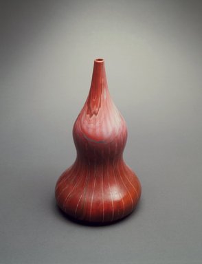 Tiffany & Company (American, founded 1853). <em>Flower Vase</em>, 1913-1920. Favrile glass, 9 5/8 in. (24.4 cm). Brooklyn Museum, Gift of Charles W. Gould, 14.739.15. Creative Commons-BY (Photo: Brooklyn Museum, 14.739.15.jpg)