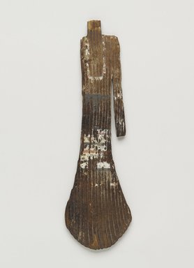  <em>Female Figure of "Paddle Doll" Type</em>, ca. 2008-1630 B.C.E. Wood, pigment, 7 15/16 x 2 5/16 x 3/8 in. (20.1 x 5.9 x 0.9 cm). Brooklyn Museum, Gift of Evangeline Wilbour Blashfield, Theodora Wilbour, and Victor Wilbour honoring the wishes of their mother, Charlotte Beebe Wilbour, as a memorial to their father, Charles Edwin Wilbour, 16.131. Creative Commons-BY (Photo: Brooklyn Museum, 16.131_front_PS4.jpg)