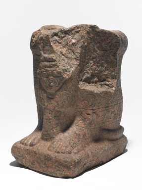 Egyptian. <em>Minmose</em>, ca. 1279–1213 B.C.E. Pink granite, 13 7/8 × 9 1/4 × 13 in., 96 lb. (35.2 × 23.5 × 33 cm, 43.55kg). Brooklyn Museum, Gift of Evangeline Wilbour Blashfield, Theodora Wilbour, and Victor Wilbour honoring the wishes of their mother, Charlotte Beebe Wilbour, as a memorial to their father, Charles Edwin Wilbour, 16.206.1. Creative Commons-BY (Photo: , 16.206a-b_threequarter_right_PS9.jpg)