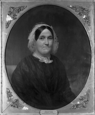 Charles Wesley Jarvis (American, 1812-1868). <em>Eliza Lord Duryee</em>, ca. 1845. Oil on canvas, 29 15/16 x 24 15/16 in. (76 x 63.3 cm). Brooklyn Museum, Gift of Kathryn C. Blauvelt, 16.38 (Photo: Brooklyn Museum, 16.38_acetate_bw.jpg)