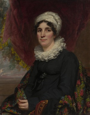 Samuel Lovett Waldo (American, 1783–1861). <em>Mrs. James K. Bogert, Jr.</em>, 1819. Oil on canvas, 32 13/16 × 25 13/16 in. (83.3 × 65.5 cm). Brooklyn Museum, Gift of Kittie A. Doolittle, 18.39 (Photo: Brooklyn Museum, 18.39_cropped_PS22.jpg)